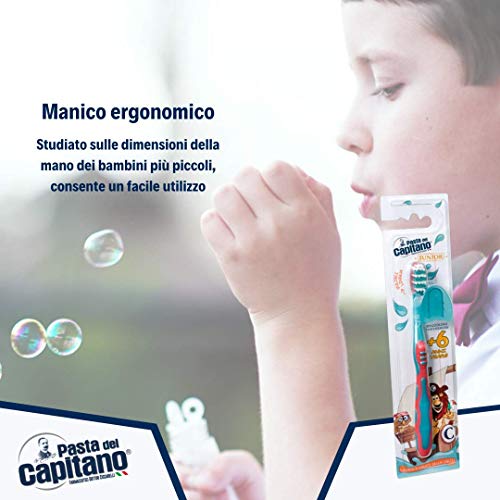 Pasta del Capitano Cepillo Junior mas de 6 Años - 1 Unidad