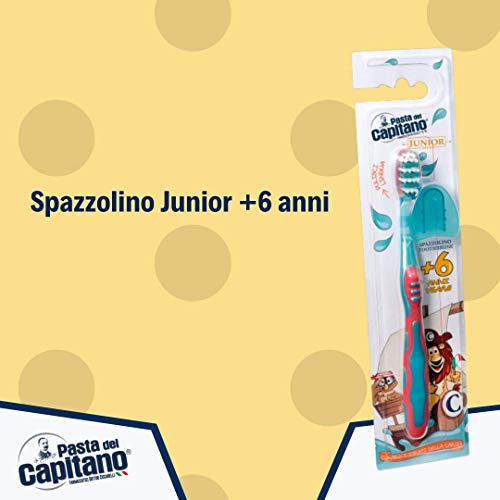 Pasta del Capitano Cepillo Junior mas de 6 Años - 1 Unidad