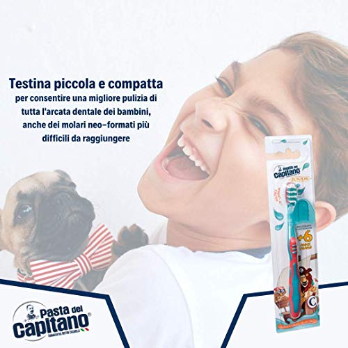 Pasta del Capitano Cepillo Junior mas de 6 Años - 1 Unidad