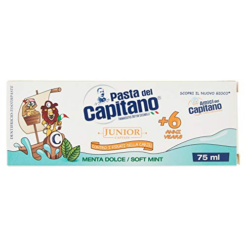 Pasta del Capitano Dentífrica Baby Junior mas de 6 Años - 75 ml