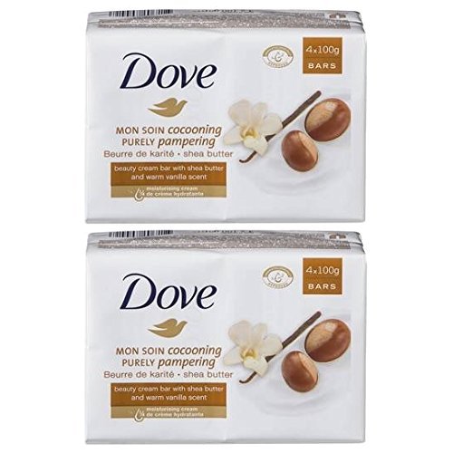Pastilla de jabón Dove Purely Pampering Manteca de Karité, 100 g, paquete de 6, 24 en total
