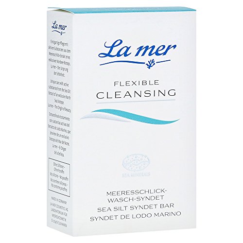 Pastilla de jabón "Flexible cleansing" de La mer, limpiador con agua de mar, 100 g-