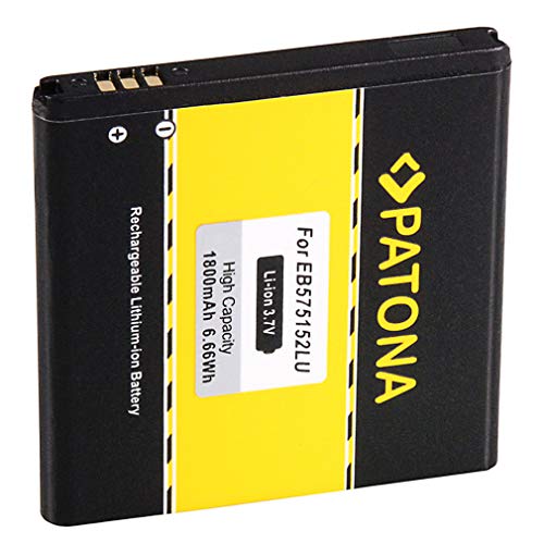 PATONA Batería EB-575152LU Para Samsung Omnia 735 B7350 Omnia Pro 4 Samsung i8250 I589 I897 I9000 i9000 Galaxy S I9001 i9001 Galaxy S Plus i9003 i9003 Galaxy SL i9010 Giorgio Armani Galaxy S i919
