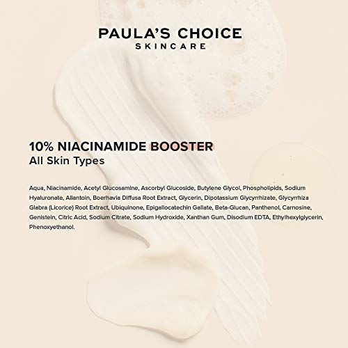 Paula's Choice 10% Niacinamida Serum - Antiedad Suero Facial Reduce los Poros Dilatados y las Manchas - con Pantenol - Todos Tipos de Piel - 20 ml