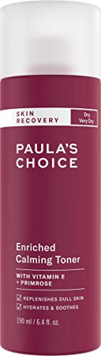 Paula’s Choice Skin Recovery Tónico Facial - Hidrata y Calma la Piel Sensible - Limpia el Maquillaje con Vitamina E - Pieles Normales a Secas - 190 ml