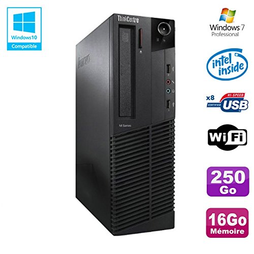 PC Lenovo M91p 7005 SFF Intel G630 2,7Ghz 16 GB Disco 250Gb WIFI W7 Pro