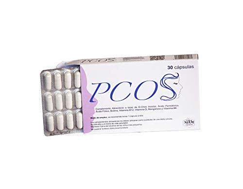 PCOS - Complemento alimenticio con D-Chiro Inositol, vitaminas y minerales - 30 cápsulas