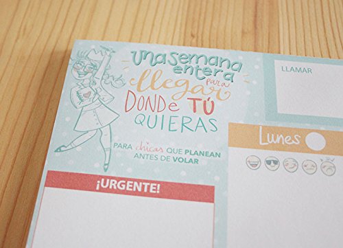 Pedrita Parker - Planificador A4 semanal color azul