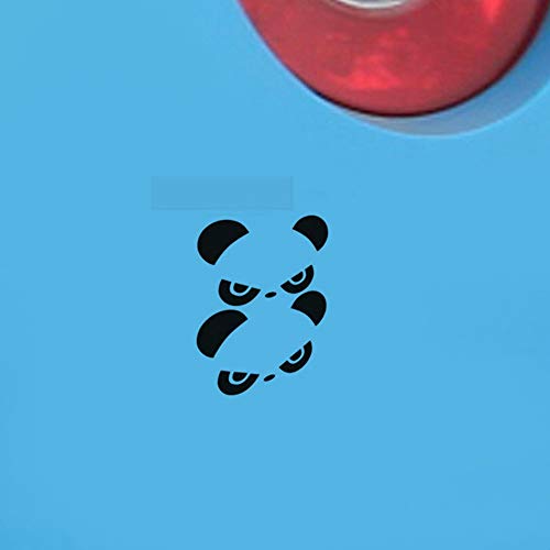 pegatina coche Cubierta de la ventana del espejo retrovisor del coche Panda Eyes Funny Car Stickers Decoración del coche para el coche Laptop Window Sticker