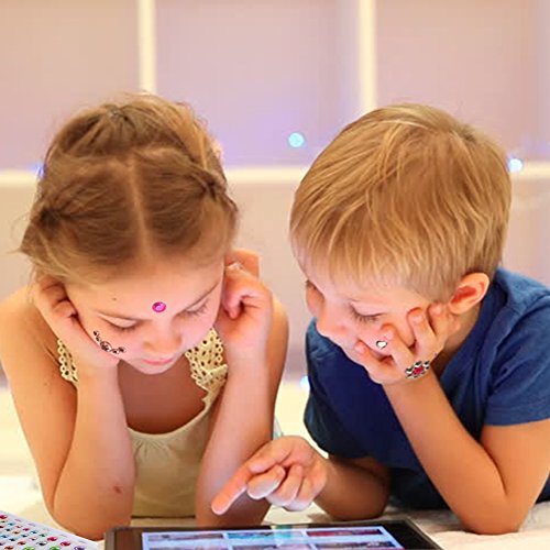 Pegatinas brillantes LULUNA 8 tabletas adhesivos piedras colores 704pcs pegatinas de diamantes de imitación para teléfono DIY decoración niños manualidades