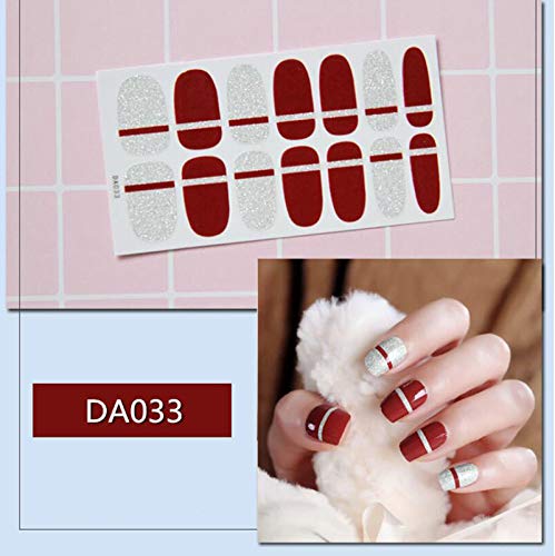 Pegatinas Uñas, MWOOT 8 Hojas Pegatinas Uñas Decorativas Nail Art Stickers Elegante Decoracion