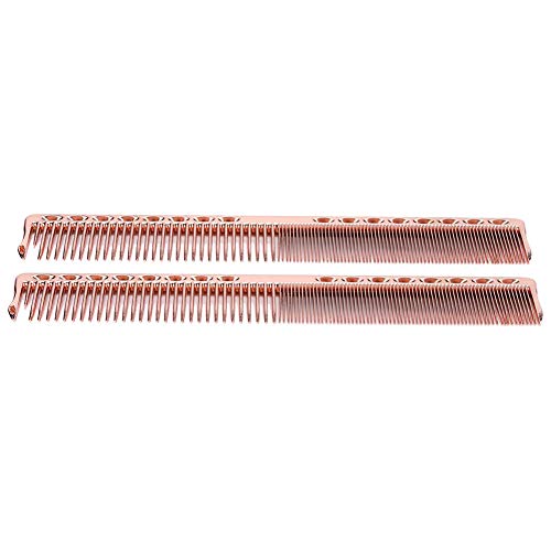 Peine de peluquería, Peine Profesional, Uso Personal de peluquería Ligero para Uso doméstico en peluquerías(Rose Gold)
