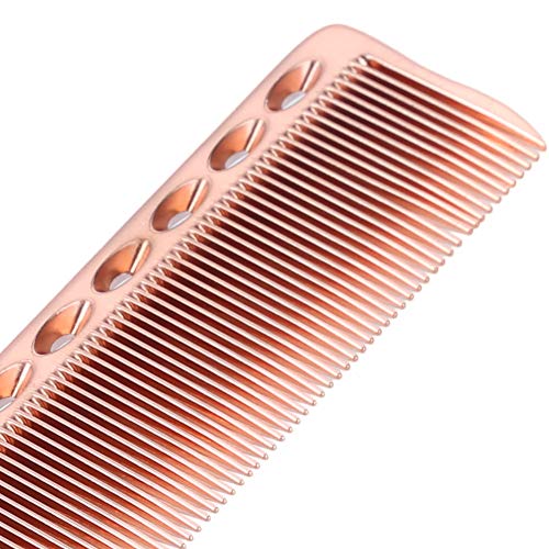 Peine de peluquería, Peine Profesional, Uso Personal de peluquería Ligero para Uso doméstico en peluquerías(Rose Gold)