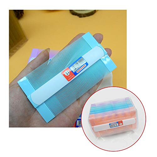 Peine para Piojos 8 Piezas 4 Colores para Niños Adultos Doble Cara
