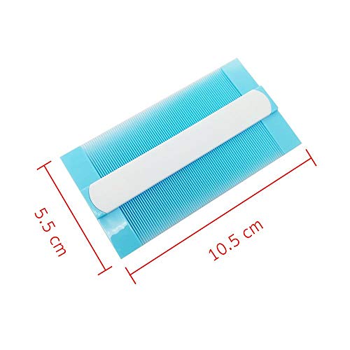 Peine para Piojos 8 Piezas 4 Colores para Niños Adultos Doble Cara