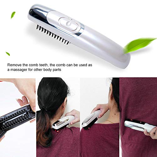 Peinetas de pelo, Anself Peine Eléctrico Del Masaje Del Laser - Infrared Laser Massager Comb Para Pelo Del Recrecimiento Y El Fortalecimiento Del Espesamiento Con El Massager Y El Infrarrojo