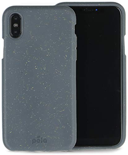 Pela - Funda para el iPhone XS MAX - 100% compostable - Biodegradable - Hecho con Plantas - Cero residuos (XS MAX Shark)