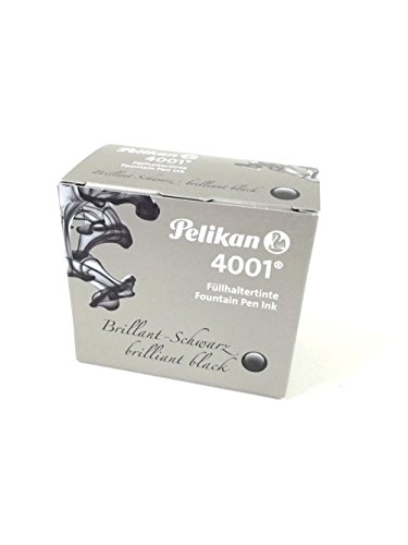 Pelikan 329144 - Tinta, color negro, 62.5ml, negro brillante