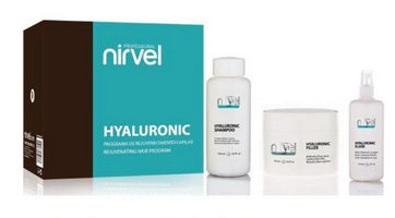 Pelo hialurónico Tratamiento Rejuvenecedor Kit (Set), 3 productos un pelo sano y brillante