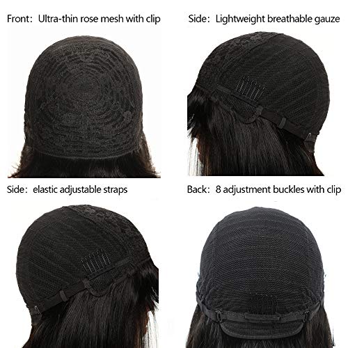 Pelucas humanas pelucas mujer pelo natural humano pelucas largas lisas human hair wigs straight pelucas de pelo humano remy 150% density pelucas con flequillo 18 inch