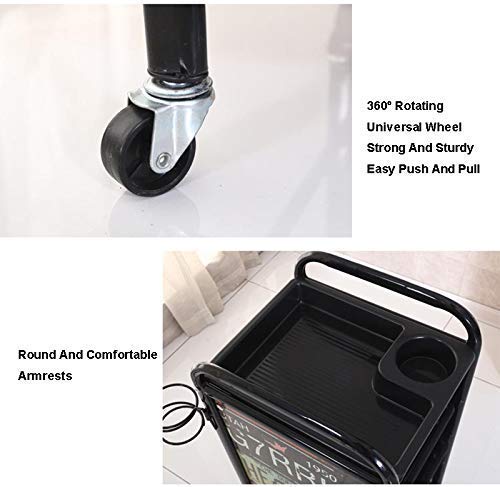 Peluquería Carro de Bronce Engranaje Retro Carrito de Almacenamiento Titular 5 Niveles for Colorear de Belleza Secador de Pelo Salón con 4 Cajones for Coche de la Herramienta Elise