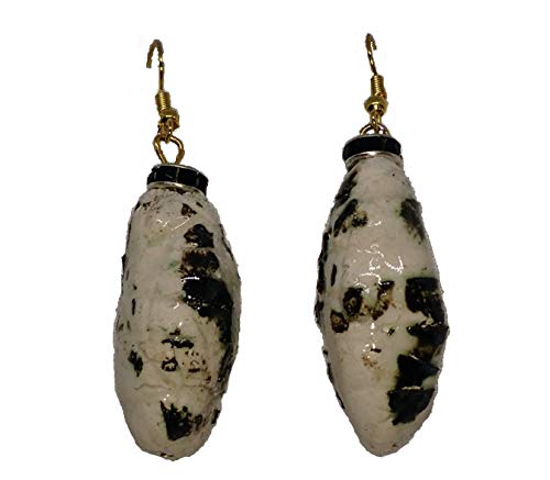 Pendientes de gres blanco