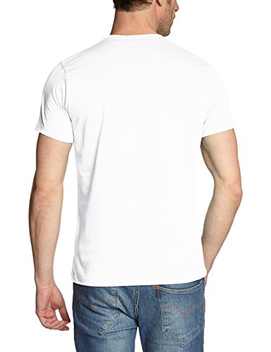 Pepe Jeans Eggo PM500465 Camiseta, Blanco (White 800), X-Large para Hombre