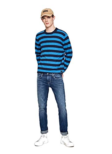 Pepe Jeans Hatch Vaqueros, Blue Denim Z23, 32W / 34L para Hombre