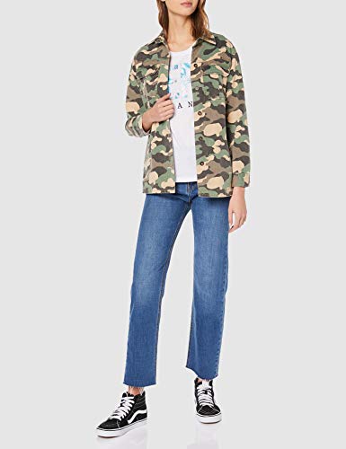 Pepe Jeans Maria Pl504083 Camiseta, Blanco (Optic White 802), Large para Mujer