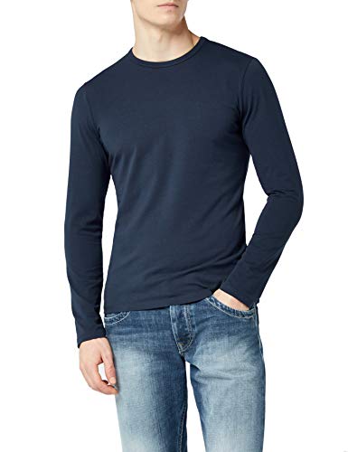 Pepe Jeans Original Basic L/S, Top de Manga Larga Para Hombre, Azul (Navy), Medium