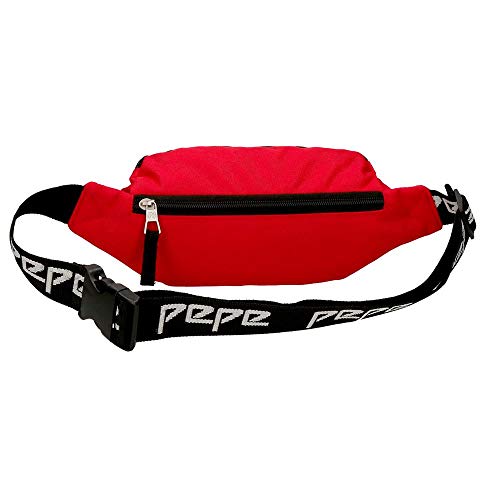 Pepe Jeans Osset - Riñonera, Rojo, 36 cm