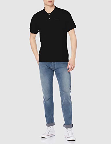 Pepe Jeans Vincent Polo, Negro (Black 999), Large para Hombre