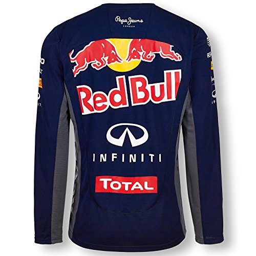Pepe Red Bull Racing Collection OTL LS Functional Men Camiseta, Azul (Marino), M para Hombre