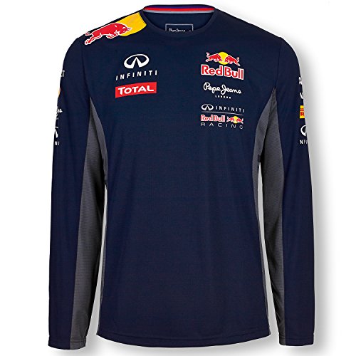 Pepe Red Bull Racing Collection OTL LS Functional Men Camiseta, Azul (Marino), M para Hombre