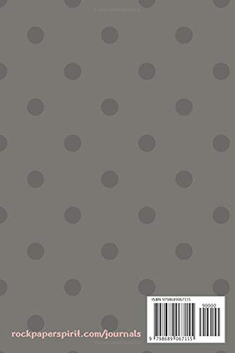 Perfume Log Book: Grey polkadot and millennial pink edition, 6 x 9 inches, 100 pages, perfume lover's notebook, paperback