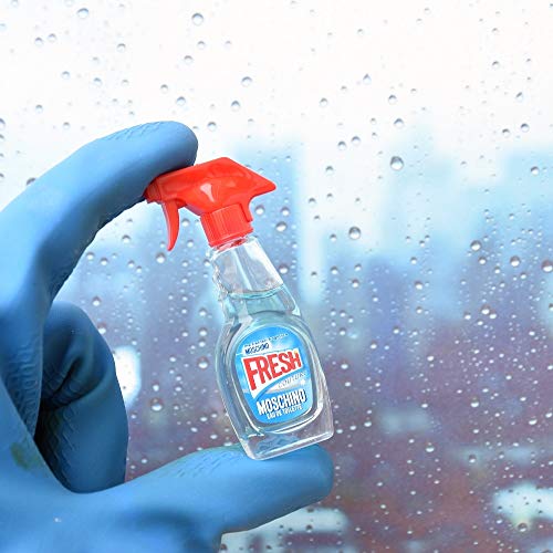 Perfumes miniaturas originales de mujer como detalles para bodas colonias Moschino Fresh Eau de toilette 5 ml. para regalar a los invitados en Primera Comunión y bautizo