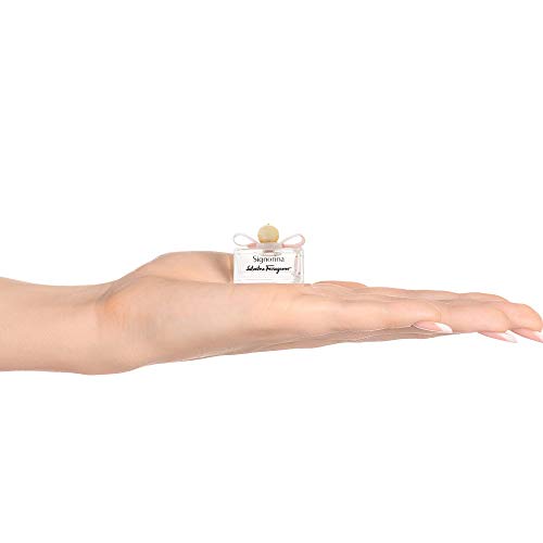 Perfumes miniaturas originales de mujer como detalles para bodas Ferragamo Signorina Eau de parfum 5 ml. para regalar