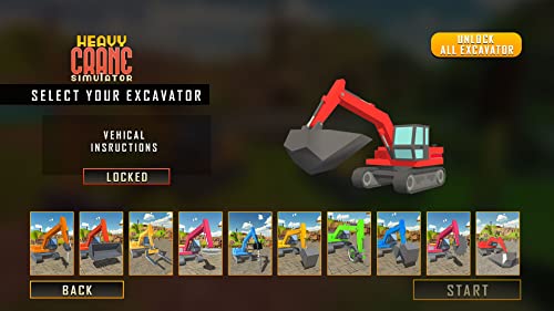 Pesado Excavador Grua 2018
