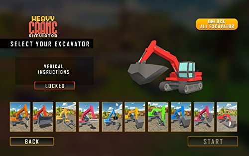 Pesado Excavador Grua 2018