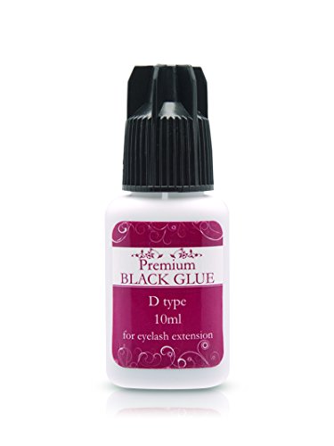 Pestañas garantía adhesivo Premium Black Glue D Type (3ml)/para Volumen Métodos Woman 's Secret