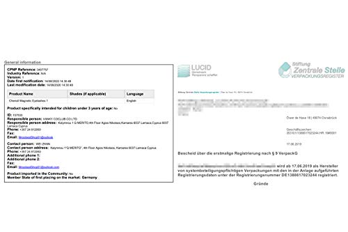 Pestañas Magneticas, Pestañas Magneticas Delineador, 3D Pestañas Postizas Reutilizables, Pestañas Magnéticas, Magnético delineador Impermeable De Larga Duración, Delineador De Ojos De Larga Duración