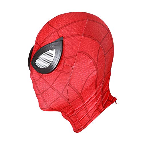 Petainer Disfraz Spiderman Far from Home, Spider-Man Into The Spider-Verse Miles Morales Adulto/Niños Spiderman Cosplay Máscara (Spiderman Far from Home, Niños)