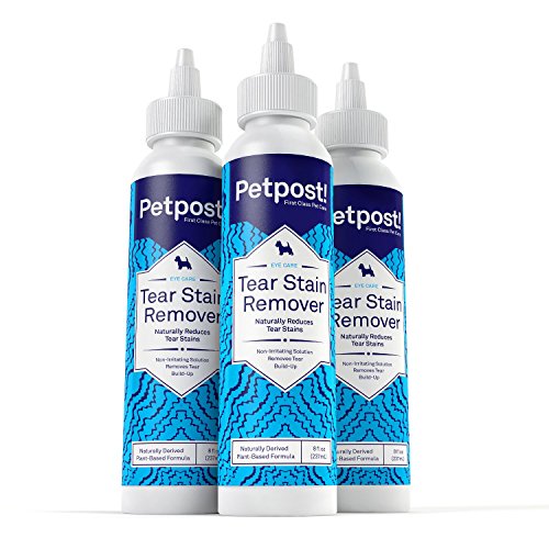 Petpost | Limpiador de Ojos para Perros – El Mejor Tratamiento Natural de Ojos para Pelaje Blanco – Aceite Calmante de Coco – para Maltés, Shih Tzu, Chihuahua – Libre de Químicos y Lejía – 8 Oz.