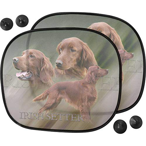 Pets-easy - Parasol para perro, coche de setter irlandés, color rojo