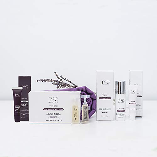 PFC Cosmetic Serum Facial Ter-Sox Serum Efecto Botox 30ml Tratamiento antiedad con Argireline® Crema Suave Antienvejecimiento Natural el Cuidado Personal de la Cara y Piel