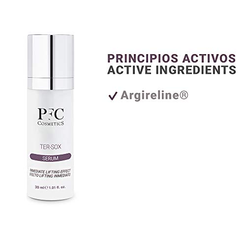 PFC Cosmetic Serum Facial Ter-Sox Serum Efecto Botox 30ml Tratamiento antiedad con Argireline® Crema Suave Antienvejecimiento Natural el Cuidado Personal de la Cara y Piel