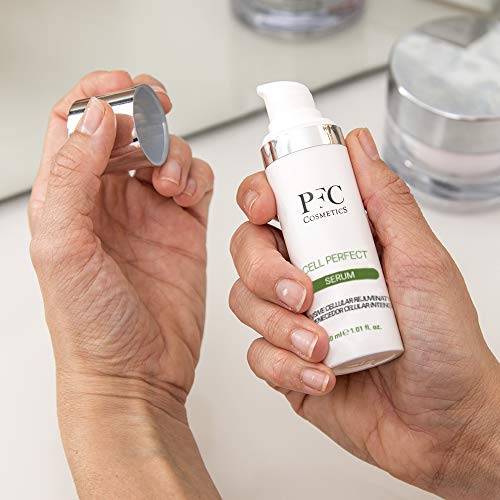 PFC Serum Antiarrugas con Células Madre Vegetales Loción Facial con Aceite de Jojoba Argireline® Hydrolite 5® Homeostatine® Hydroviton® Ceramides Vitamina C+ Complex y Glycosaminoglycans.