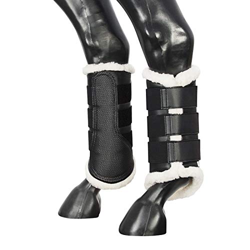 PFIFF 102036 Elda - Polainas de Trabajo Cerradas (Forradas, Talla S), Color Negro