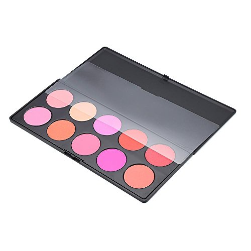 PhantomSky 10 Colores Cara Polvos Coloretes/Blush Paleta de Maquillaje Cosmética - Perfecto para Uso Profesional y Diario