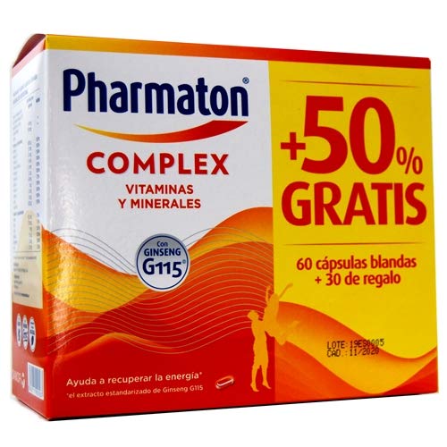 Pharmaton complex, 60capsulas + 30 de REGALO